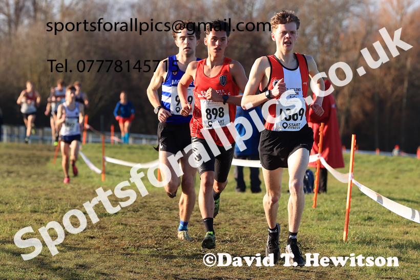 Junior Mens 2026 Northern Cross Country Champs., Pontefract Racecourse, Pontefract. Photo: David T. Hewitson/Sports for All Pics